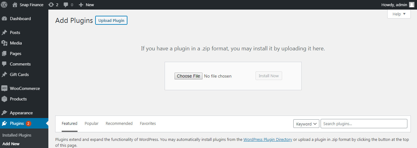 Add Plugins Image